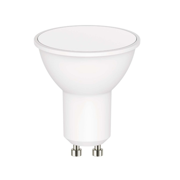 LED крушка, Emos, GU10, 6 W, 4000K, Неутрална бяла светлина