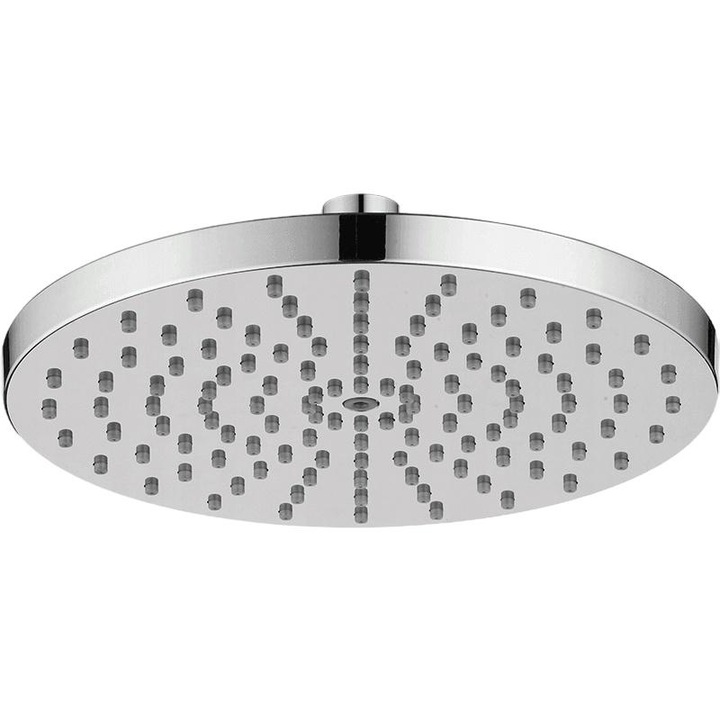 Kerek zuhanyfej, Kuchinox, műanyag, króm, ezüst