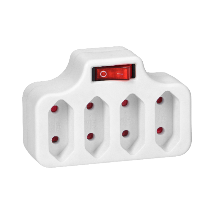 Orno OR-AE-13255 4x2P elosztó kapcsolóval