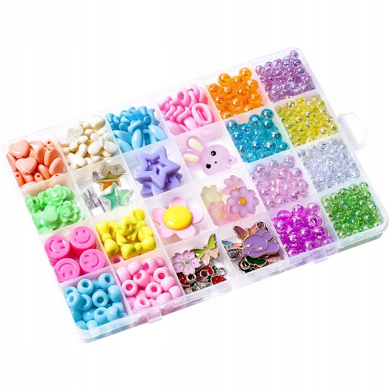 Set de margele pentru realizarea de bijuterii, Pentru copii, Multicolor ...