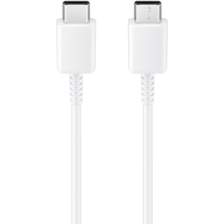 Кабел Samsung, GP-TOU021RFCWW, USB Type-C към USB Type-C, 1.8м, 3A, Bulk, Бял