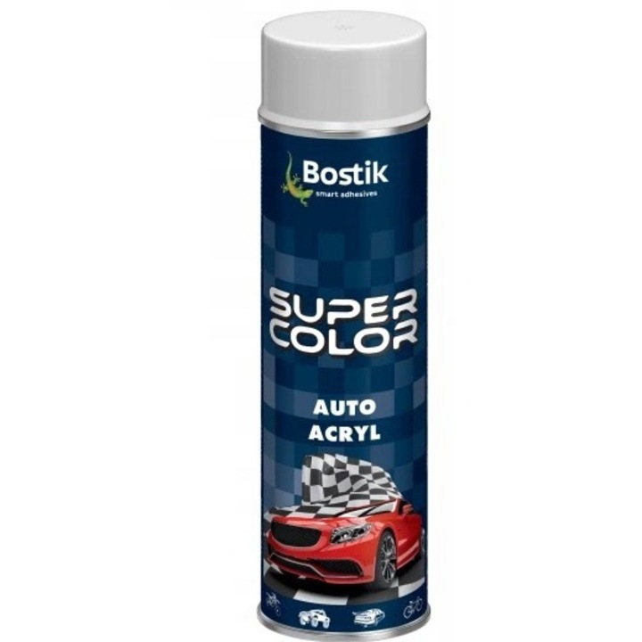 Grund acriilic, Bostil, Alb, 500 ml