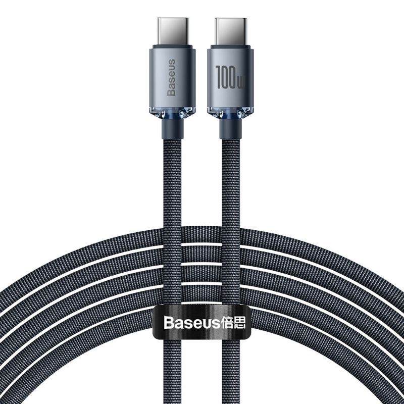 Cablu Baseus Tungsten Gold, USB-C la USB-C, 100W, Fast
