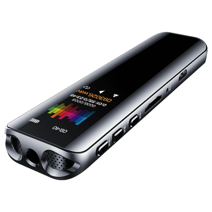 Vandlion V39 гласово активиран рекордер, 8Gb, MP3 плейър, литиева батерия, 25 часа запис