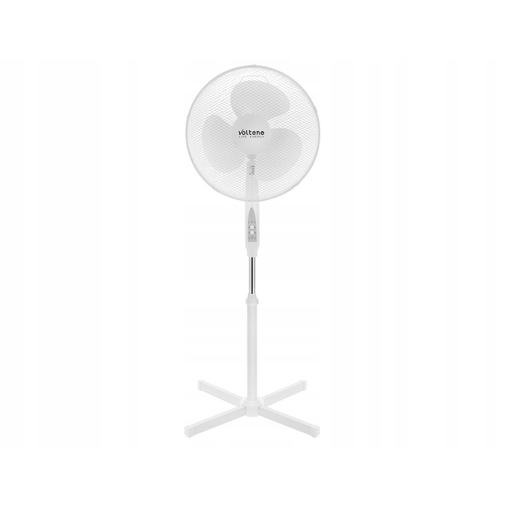 Ventilator de podea, Volteno, Plastic, 40 W, Alb