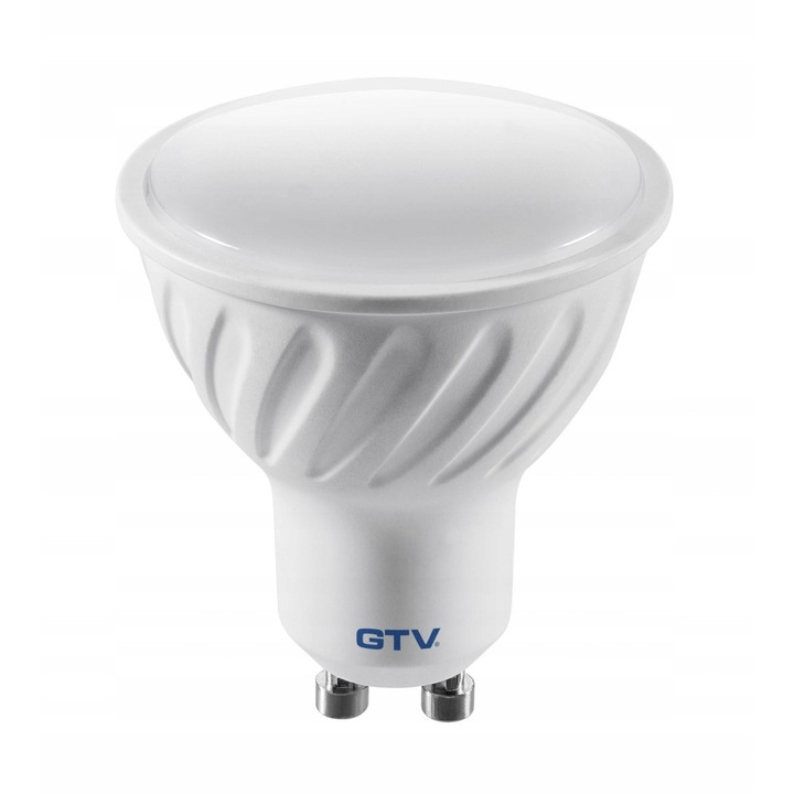 LED крушка, GTV, GU10, 7.5W, 570 lm, Неутрално бяло