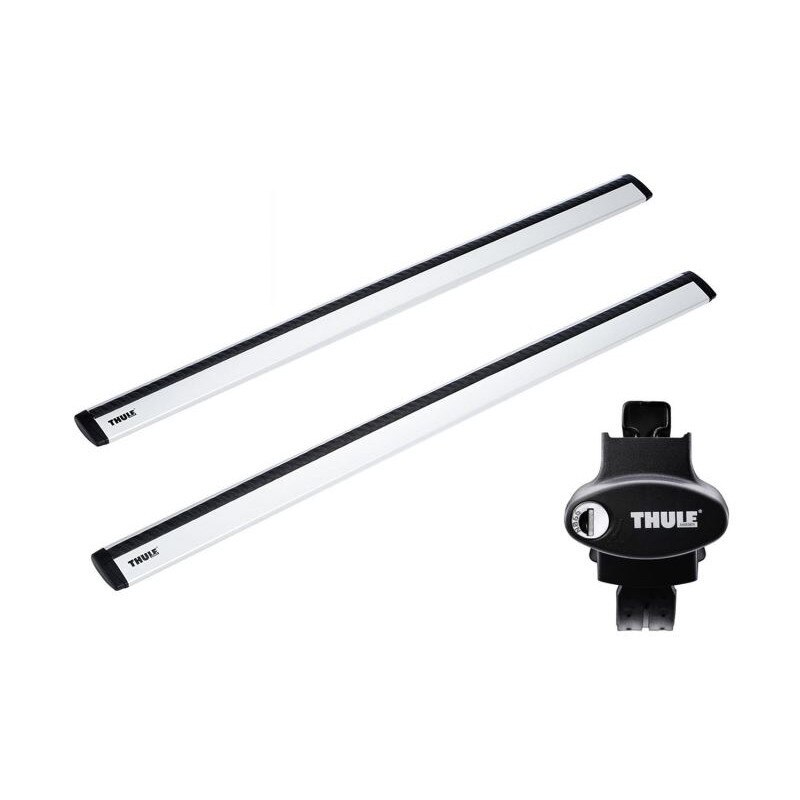Bare transversale Thule Wingbar pentru TOYOTA Kluger 5 usi SUV, model 2007-2013, Sistem cu prindere pe bare longitudinale