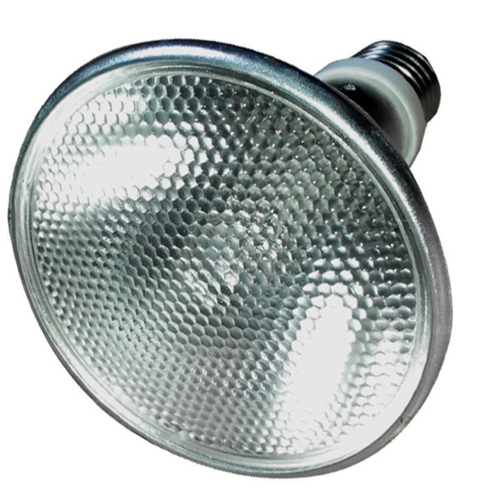 Terrárium halogén lámpa Supersun, Repti-Zoo, fém, 50 W, 95 mm, ezüst