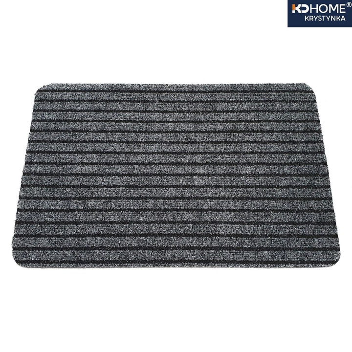 Bejárati szőnyeg STRIA, Perfect Home, 40 x 60 cm, szürke, textil anyag, gumi