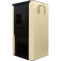 Termosemineu pe lemne, brichete si carbune Fornello Monza Ivory 27 kW
