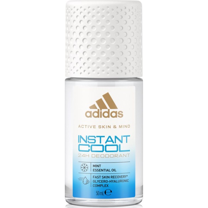 Deodorant roll-on Adidas Instant Cool, 50 ml