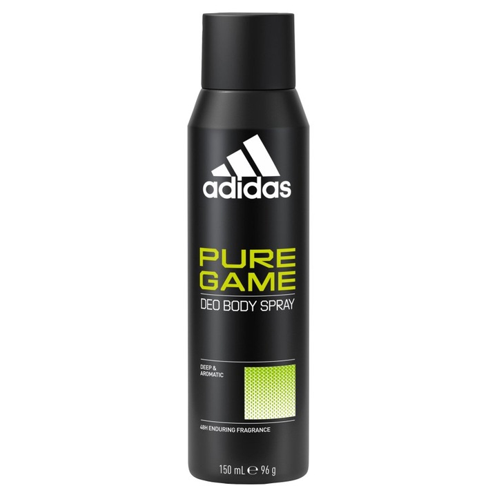Дезодорант спрей Adidas Pure Game, 150 мл