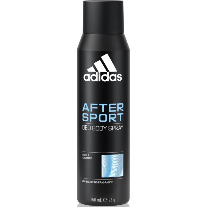 Deodorant spray Adidas Male After Sport, 150 ml