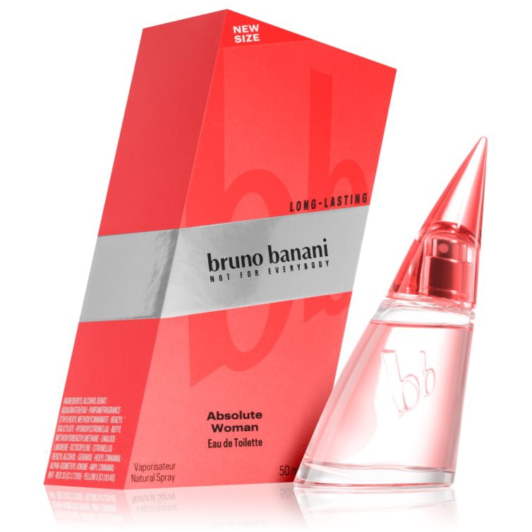 Apa de toaleta Bruno banani Absolute Women, pentru femei, 50 ml
