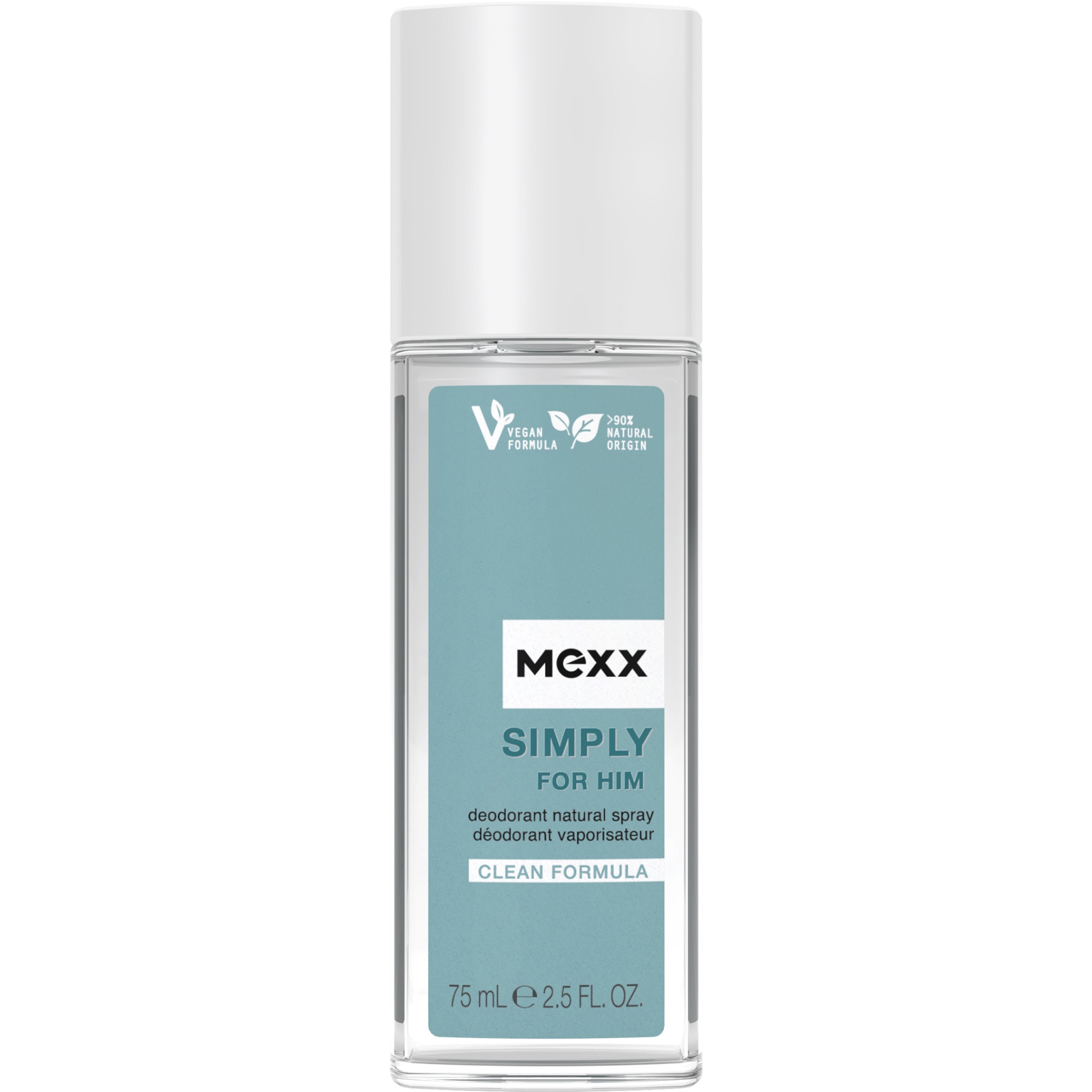 Spray natural Mexx Simply Man, pentru barbati, 75 ml