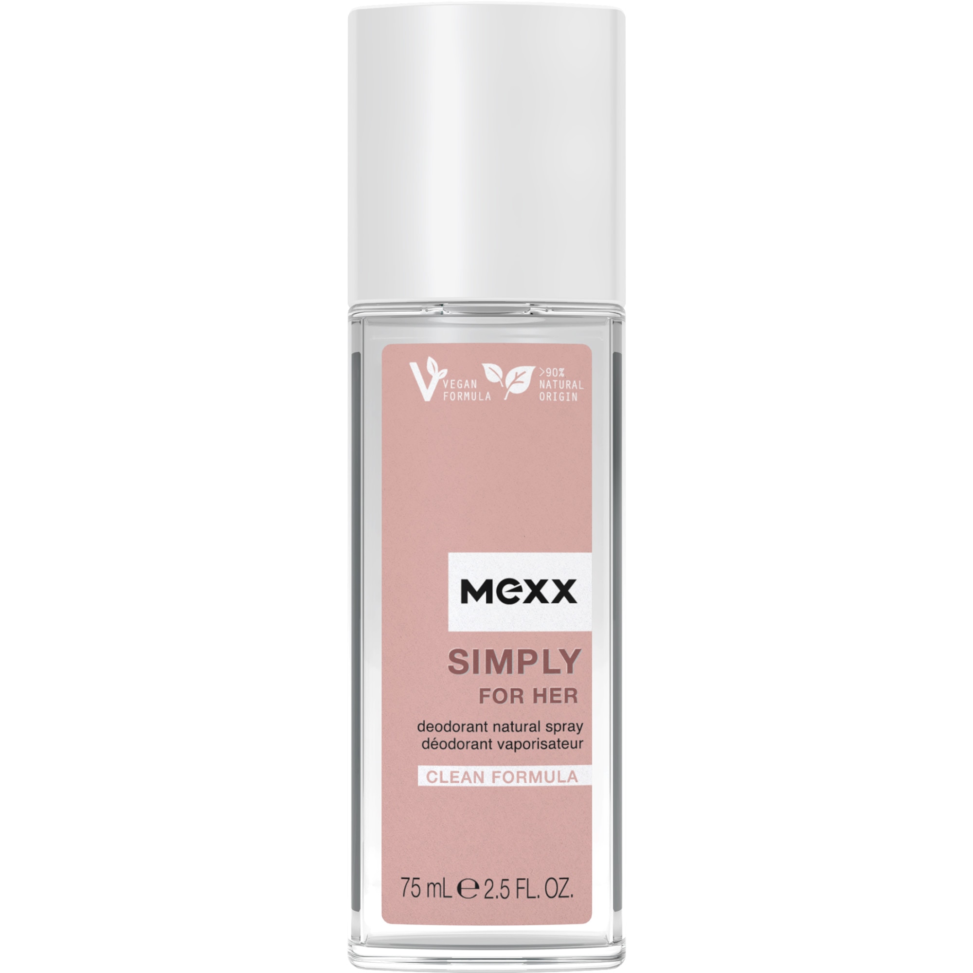 Spray natural Mexx Simply Woman, pentru femei, 75 ml