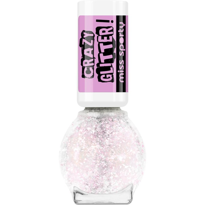Лак за нокти Miss Sporty Crazy Glitter 030, 7 мл