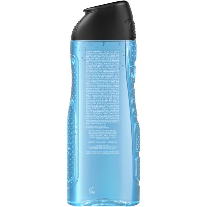 Gel de dus Adidas Male After Sport, 400 ml