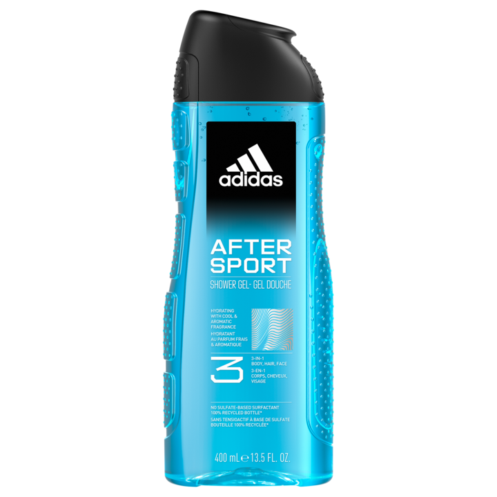 Gel de dus Adidas Male After Sport, 400 ml