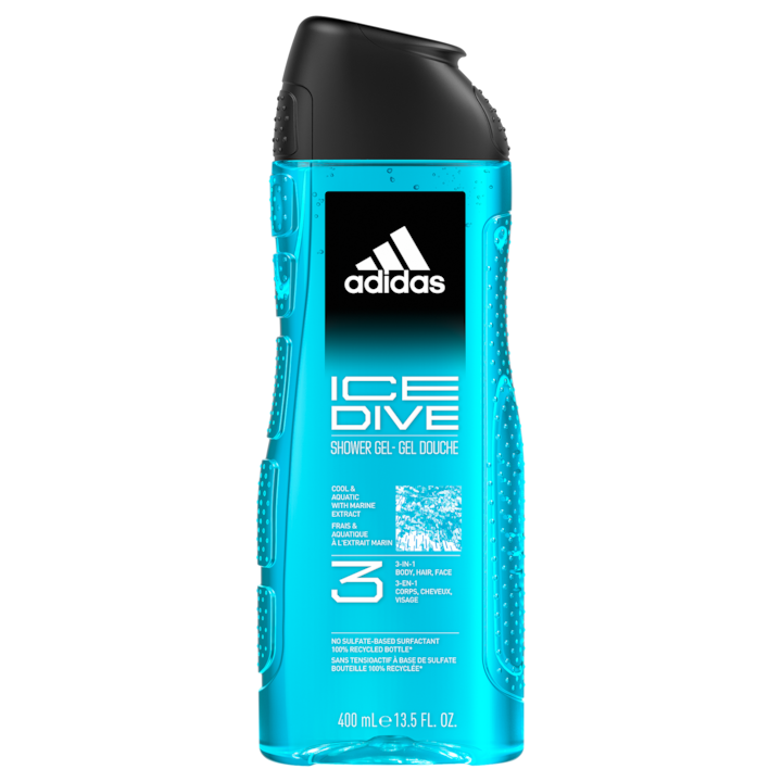 Adidas férfi tusfürdő Ice dive, 400 ml