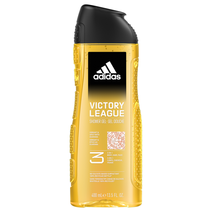 Adidas férfi tusfürdő Victory league, 400 ml