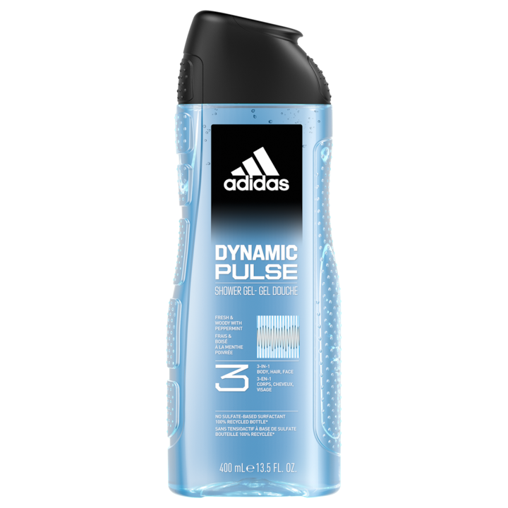 Adidas férfi tusfürdő Dynamic pulse, 400 ml