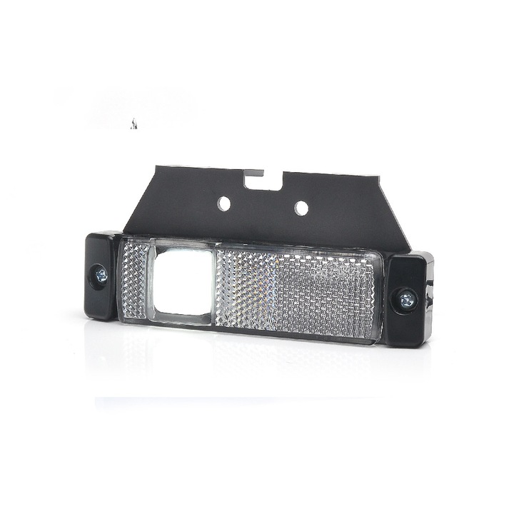 Lampa gabarit, WAŚ, reflectorizanta, multifunctionala Universala Stanga/Dreapta WAŚ, LED rosu W45N 12/24V LED alb, W45N, 12/24V