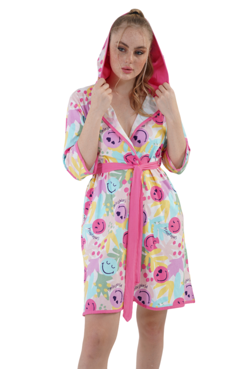 Halat cu gluga Vienetta, Fiesta, multicolor