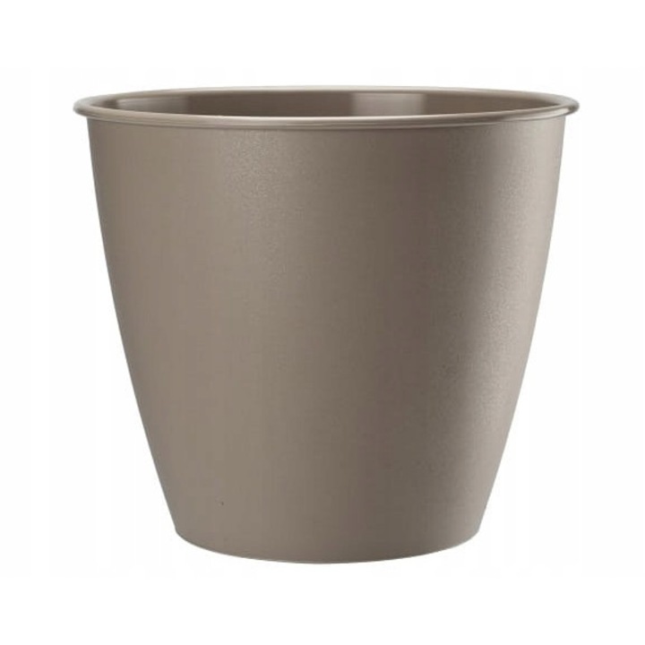 Ghiveci rotund de flori, Galicja, Azalia, Plastic, 17x15.7cm, Bej
