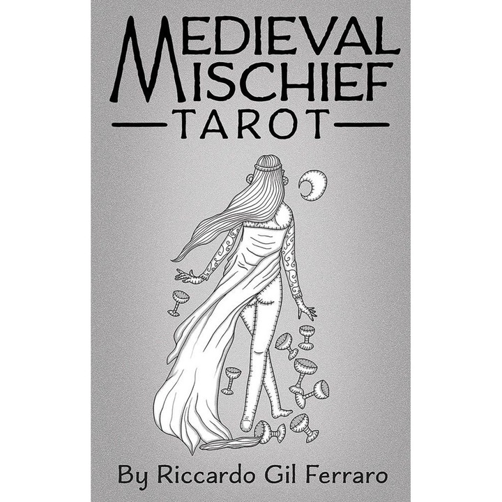 Medieval Mischief Tarot, US Games, 78 карти, бяло/черно