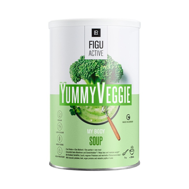 Supa de legume pentru pierderea in greutate, LR Health & Beauty, Figuactive, Yummy Veggie, Instant