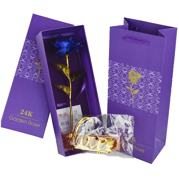 Вечна роза, Поставка, 25см/14x8см