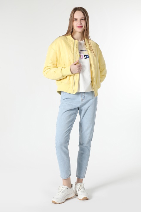 COLIN'S, JAcheta bomber cu buzunare laterale, Galben