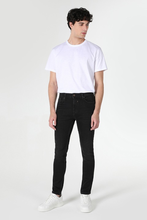 COLIN'S, Ryan super slim fit farmernadrág, Fekete