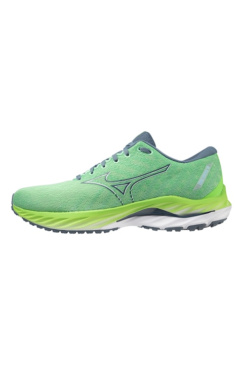 Mizuno, Обувки за бягане Wave Inspire 19, Зелен/Въглен сиво