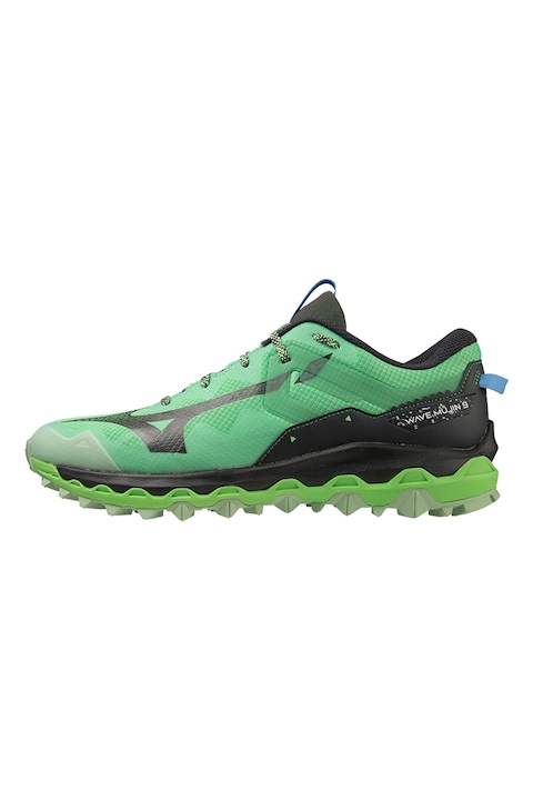 Mizuno, Спортни обувки Wave Mujin 9 за бягане, Зелен/Черен