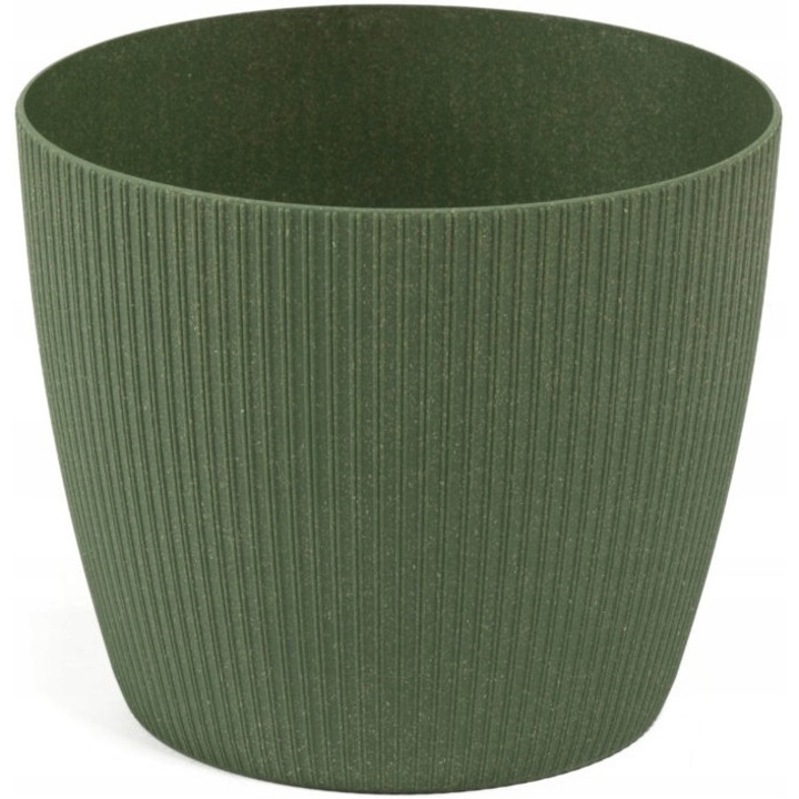 Ghiveci, Lamela, 13 cm, Plastic, Verde