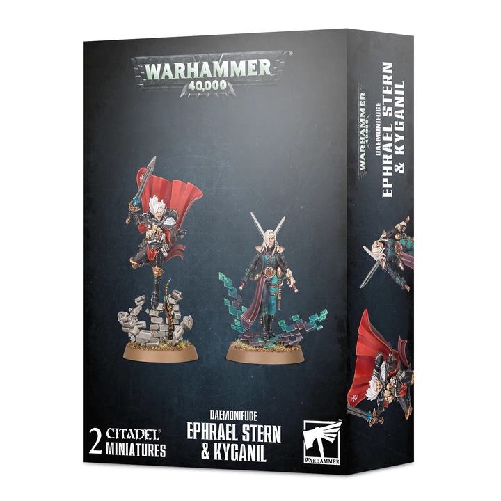 Set de figurine Daemonifuge Ephrael Stern & Kyganil, Warhammer 40000, Games Workshop, scara 32mm