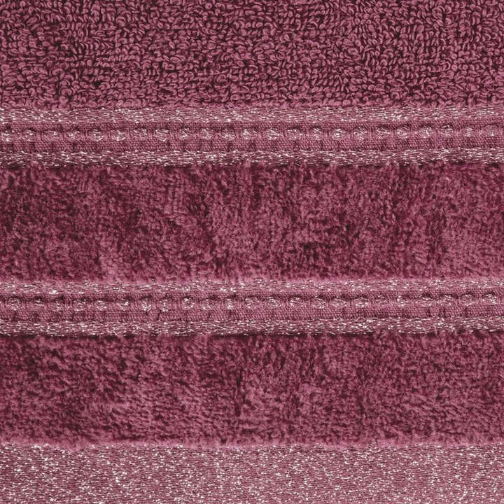 Хавлия за баня, Eurofirany, Памук, 500g/m2, 30x50cm, Лилаво