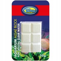 Set 6 cuburi indepartare alge din acvariu, Aqua Nova, 20 g, Alb