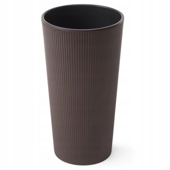 Ghiveci, Lamela, 47 cm, Plastic, Maro