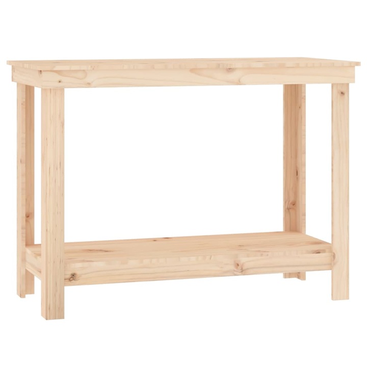 vidaXL tömör fenyőfa munkapad 110 x 50 x 80 cm 822501