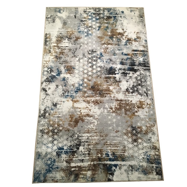 Неплъзгащ се килим Mix, Многоцветен, Полиестер, 120 x 180 cm