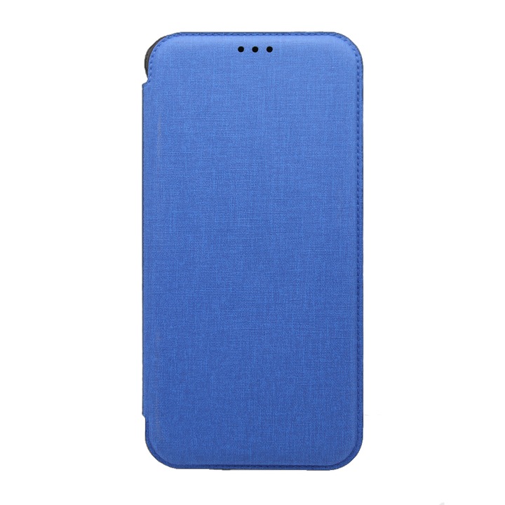Калъф съвместим с Xiaomi Redmi Note 11 4G / Note 11s 4G, Текстилен материал, Функция на стойка, Държач за карта, Защита на камерата, Син