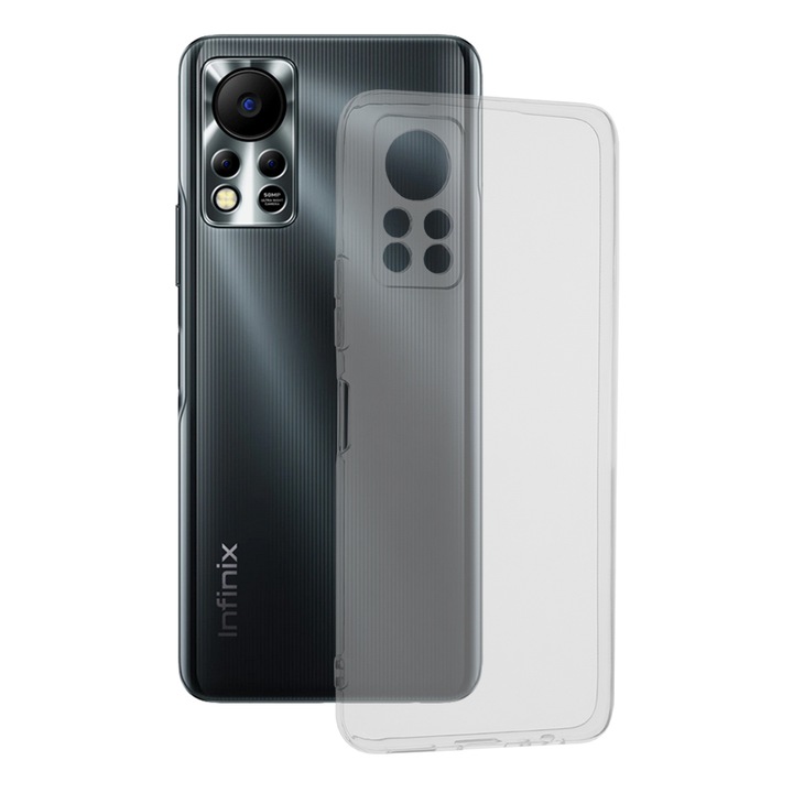 Калъф за Infinix Hot 11s NFC, Techsuit Clear Silicone, Transparent
