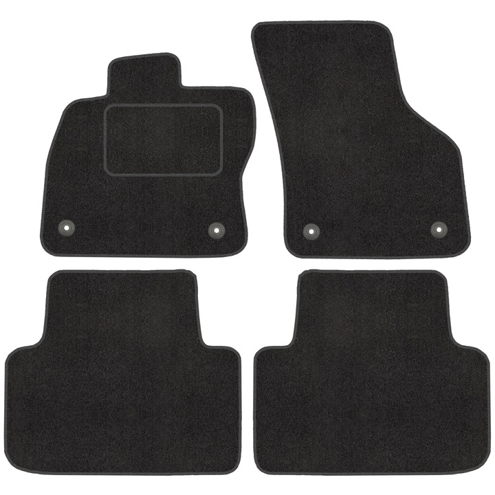 Set 4 covorase din premium velur pentru VW Volkswagen Passat B8