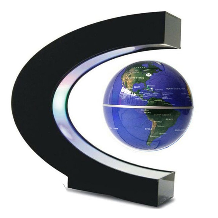 Glob magnetic plutitor, SIHOiSi, LED, ABS, Multicolor