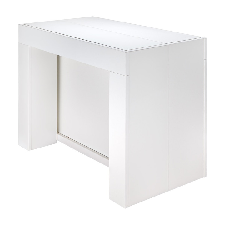 Разтегателна маса FLAT CUBISTO 6 в 1, максимален капацитет 14 души, до 3250 mm, MAT White, 92x50 cm