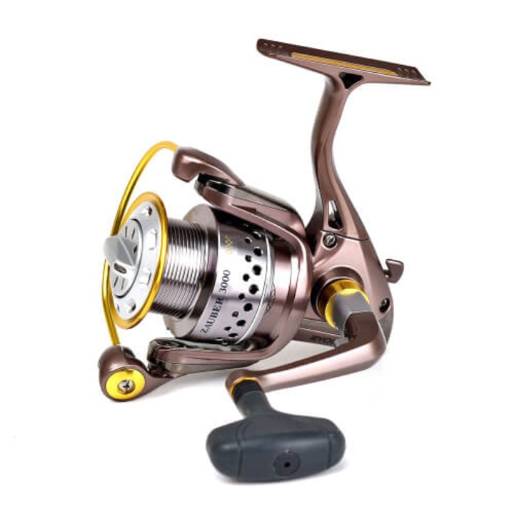 Mulineta Ryobi Zauber marimea 4000FD, maner pliabil, 9 rulmenti, frana maxima 5kg, full metal