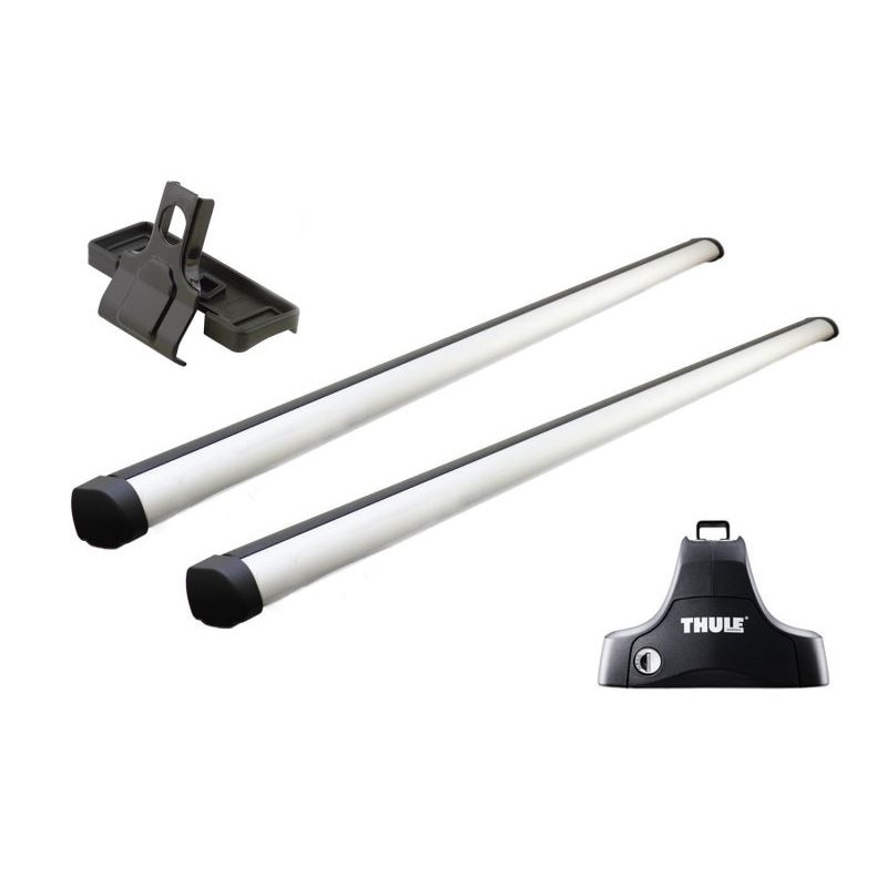 Bare transversale Thule Profesional pentru MITSUBISHI Challenger, 4 usi Doubel Cab, model 2011-2016, Sistem cu prindere pe plafon normal